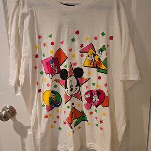 NWT Vintage Mickey Unlimited Graphic T-Shirt White 2X